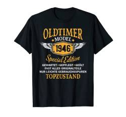 Oldtimer Jahrgang 1946, 75. Geburtstag Mann Geschenk T-Shirt von Great Birthday Gift Ideas by CW