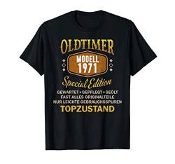 Oldtimer Jahrgang 1971, 50. Geburtstag Mann Geschenk T-Shirt von Great Birthday Gift Ideas by CW