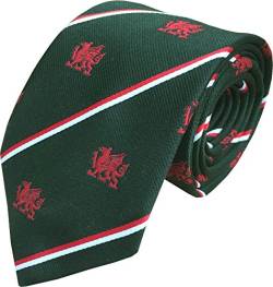 Great British Tie Club Herren Krawatte grün flaschengrün onesize von Great British Tie Club