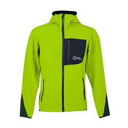 Great Escapes Herren Cosmique Fleece, Limette Green, XS von Great Escapes