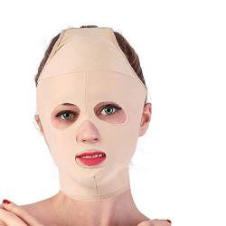 Gesichtslifting Maske, Full Coverage Lifting Face V-Line Strap Doppelkinnpflege Hautentlastung Falten-Verband der Schönheit (S) von Greeflu