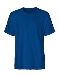 Green Cat Herren T-Shirt, 100% Bio-Baumwolle. Fairtrade, Oeko-Tex und Ecolabel Zertifiziert, Textilfarbe: blau, Gr.: 2XL von Green Cat