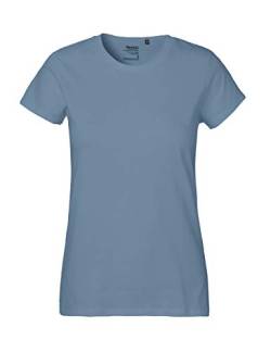 Green Cat Ladies Classic T-Shirt, 100% Bio-Baumwolle. Fairtrade, Oeko-Tex und Ecolabel Zertifiziert, Textilfarbe: Indigo, Gr.: S von Green Cat