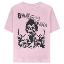 Green Day Billie Joe Zombie T-Shirt, Pink, M von Green Day