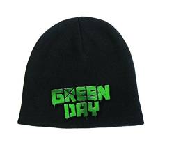 Green Day Mütze Beanie Cap Band Logo American Idiot Nue offiziell Schwarz One Size von Green Day