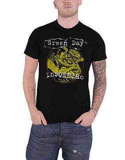 Green Day T Shirt Insomniac Free Hugs Band Logo Nue offiziell Herren Schwarz M von Green Day