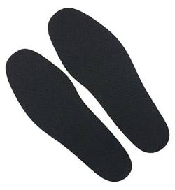 Green-Feet Einlegesohlen Schwarz, Einfach zuschneiden, Schuh-Einlagen Work Memory-Schaum, temperaturausgleichende Barfußsohle (39/40) von Green Feet