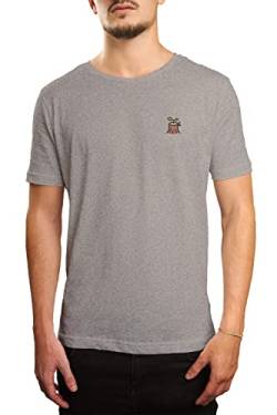 Green Fish Men's DE-GF-TS-003899 T-Shirt, Grey, L von Green Fish