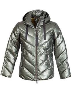 Green Goose Damen Kapuzenjacke 21447711 Diagonalstepp Basil Fb 507 Größe 40 von Green Goose