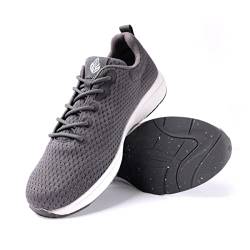 GREEN STEPS Grau Sneakers mit Fußgewölbestütze aus nachhaltigem Material und komfortabel. Unterstützt die Linderung von Fußschmerzen, UK 11 / EU 46 von Green Steps