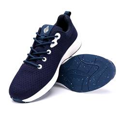GREEN STEPS Navy Sneakers mit Fußgewölbestütze aus nachhaltigem Material und komfortabel. Unterstützt die Linderung von Fußschmerzen, UK 6 / EU 39 von Green Steps