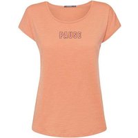 GreenBomb T-Shirt GREENBOMB Bio-Damen-T-Shirt 'Pause 2' mit Rundhals von GreenBomb