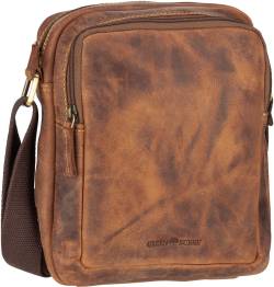 Greenburry Vintage 1555 Crossbody Bag  in Braun (5 Liter), Umhängetasche von Greenburry