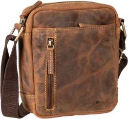 Greenburry Vintage 1556 Crossbody Bag  in Braun (2.7 Liter), Umhängetasche von Greenburry