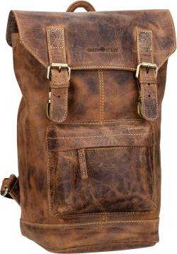 Greenburry Vintage 1689S  in Braun (18.1 Liter), Rucksack / Backpack von Greenburry