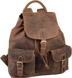 Greenburry Vintage 1711 Rucksack  in Braun (30.4 Liter), Rucksack / Backpack von Greenburry