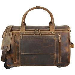 Greenburry Vintage 2 Rollen Reisetasche Leder 32 cm von Greenburry