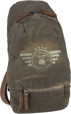 Greenburry Vintage Aviator 5910  in Oliv (2.4 Liter), Rucksack / Backpack von Greenburry