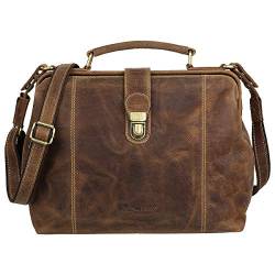 Greenburry Vintage Handtasche Leder 32 cm von Greenburry