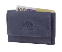 Greenburry Vintage Minibörse Geldbörse Navy dunkelblau 9x7x1 cm von Greenburry