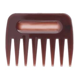 Großzahnen-Hairstyling-Kamm für Männer, tragbarer Haaröl-Kamm, breit, stabil und leicht (Kurzer Kamm mit breiten Zähnen) von Greensen