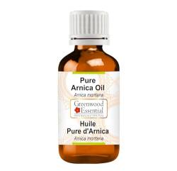 Greenwood Essential Naturreine Arnica Öl (Arnica montana) Therapeutische Qualität für Haar, Haut und Aromatherapie 100ml (3,38 oz) von Greenwood Essential