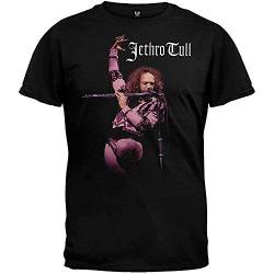 Jethro Tull Flute Mens T Shirt in Black Black L von Greg