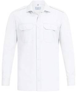 GREIFF Herren Pilothemd Corporate WEAR 6730 Basic Regular Fit - Weiß - Gr. 45/46 (XXL) von Greiff