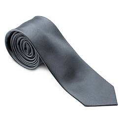 Greiff Corporate Wear Herren Krawatte Slimline Anthrazit Modell 6918 von Greiff