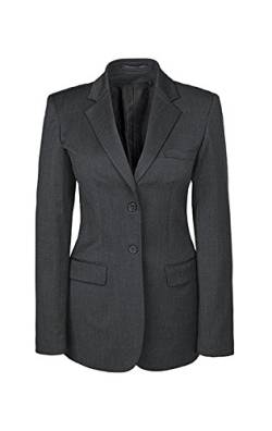 Greiff Größe 40 Corporate Wear Basic Damen Blazer Comfort Fit Anthrazit Modell 1414 von Greiff