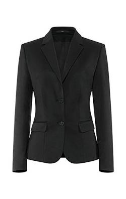 Greiff Größe 44 Corporate Wear Basic Damen Blazer Comfort Fit Schwarz Modell 1432 von Greiff