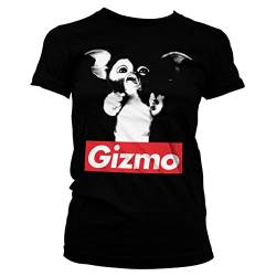Gremlins Offizielles Lizenzprodukt Gizmo Damen T-Shirt (Schwarz), Small von Gremlins