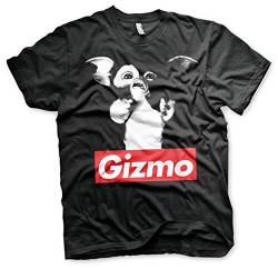 Gremlins Offizielles Lizenzprodukt Gizmo Groß & Hoch Herren T-Shirt (Schwarz), 4X-Large von Gremlins