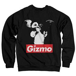 Gremlins Offizielles Lizenzprodukt Gizmo Sweatshirt (Schwarz) Large von Gremlins