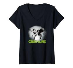 Gremlins Scared Green T-Shirt mit V-Ausschnitt von Gremlins