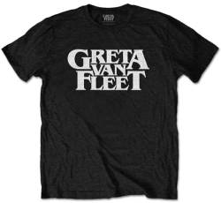 Greta Van Fleet 'Logo' (Black) T-Shirt (Large) von Greta Van Fleet