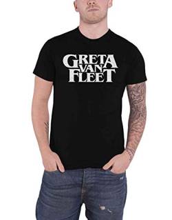 Greta Van Fleet T Shirt Band Logo from The Fires Nue offiziell Herren Schwarz L von Greta Van Fleet