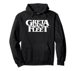 Offizielles Greta Van Fleet White Logo Pullover Hoodie von Greta Van Fleet