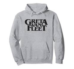 Offizielles Greta Van Fleet schwarzes Logo Pullover Hoodie von Greta Van Fleet