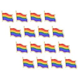 Grevosea 20 Stück Pride Pin LGBT Pins Anstecker Regenbogen Broschen,Pride Pins Regenbogen Broschen Homosexuell Stolz Broschen Progress Flag Anstecknadel für Männer Frauen Kleidung Und Taschen von Grevosea