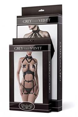 Grey Velvet Damen Dessous-Set-800000034188 Dessous-Set, Schwarz, L-XL von Grey Velvet