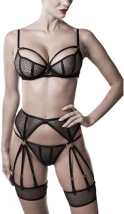 Grey Velvet Dessous-Set Frauen Wäsche-Set schwarz S von Grey Velvet