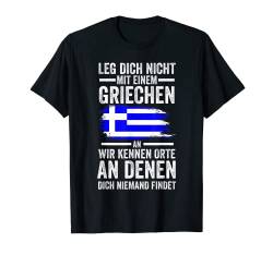 Herren Griechenland Grieche Griechisches T-Shirt von Griechenland Grieche Griechisches Geschenk