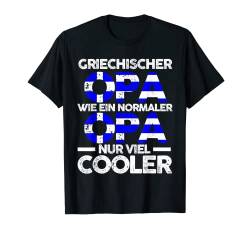 Herren Griechenlandischer Opa Grieche Griechenland T-Shirt von Griechenland Grieche Griechisches Geschenk