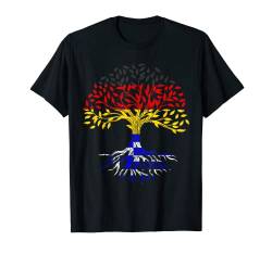 Wurzeln Baum Deutschland Griechenland T-Shirt von Griechenland Grieche Griechisches Geschenk
