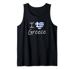 I love Griechenland Tank Top von Griechenland Reise Geschenke