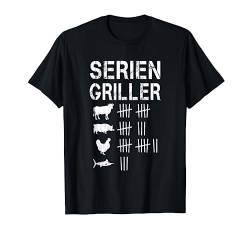 Serien Griller Steak Opa Grillmeister Wurst Bratwurst T-Shirt von Grill Grillen Evolution Fleisch Beef BBQ Mann Frau