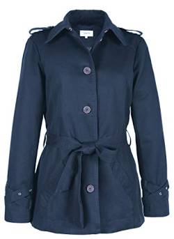 Damen TRENCHCOAT Ylanni kurz (40, blau) von Grimada