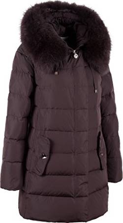 Grimada 3751 Damen Jacke Daunenjacke OLANMEAR mit Pelzbesatz (36, braun) von Grimada