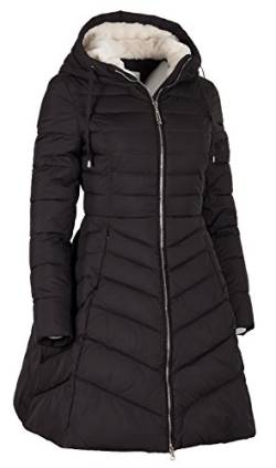 Grimada 6M155M Damen Jacke Mantel Winter TARORE mit Kapuze (34, schwarz) von Grimada